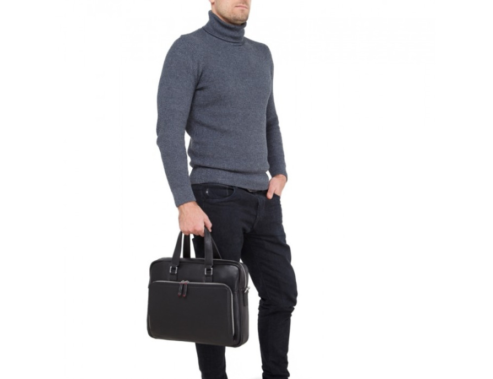 Чоловіча шкіряна сумка TIDING BAG NM17-33960A - Фотографія № 4