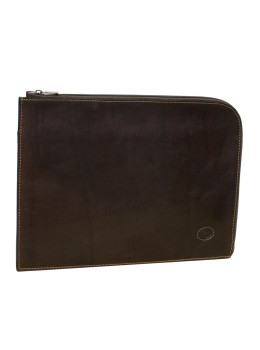 Коричневая кожаная папка для документов Италия TONY PEROTTI Italico 8017L moro