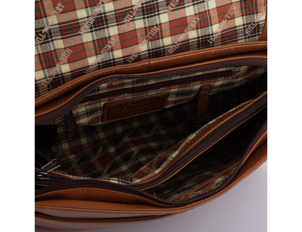 Руда сумка під документи HILL BURRY 3058/10025HB Brown - Фотографія № 5