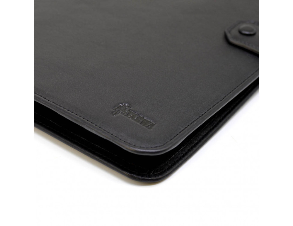 Чёрная кожаная папка для документов А4 TARWA GA-0314-4lx - Фото № 8