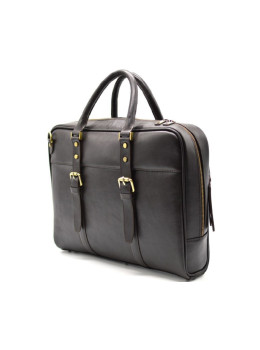 Стильна чоловіча сумка із натуральної шкіри середнього розміру TARWA TC-4764-4lx