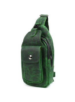 Чоловічий шкіряний рюкзак-слінг TARWA RyE-4007-3md
