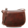 Коричневая кожаная сумочка через плечо Tuscany Leather Isabella TL9031 Brown Коричневая кожаная сумочка через плечо Tuscany Leather Isabella TL9031 Brown