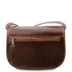 Коричнева шкіряна сумочка через плече Tuscany Leather Isabella TL9031 Brown - Фотографія № 102