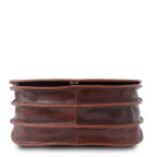 Коричнева шкіряна сумочка через плече Tuscany Leather Isabella TL9031 Brown - Фотографія № 103