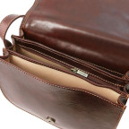 Коричнева шкіряна сумочка через плече Tuscany Leather Isabella TL9031 Brown - Фотографія № 104