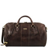 Велика шкіряна сумка дорожня LISBONA Tuscany Leather TL141657 Dark Brown Велика шкіряна сумка дорожня LISBONA Tuscany Leather TL141657 Dark Brown
