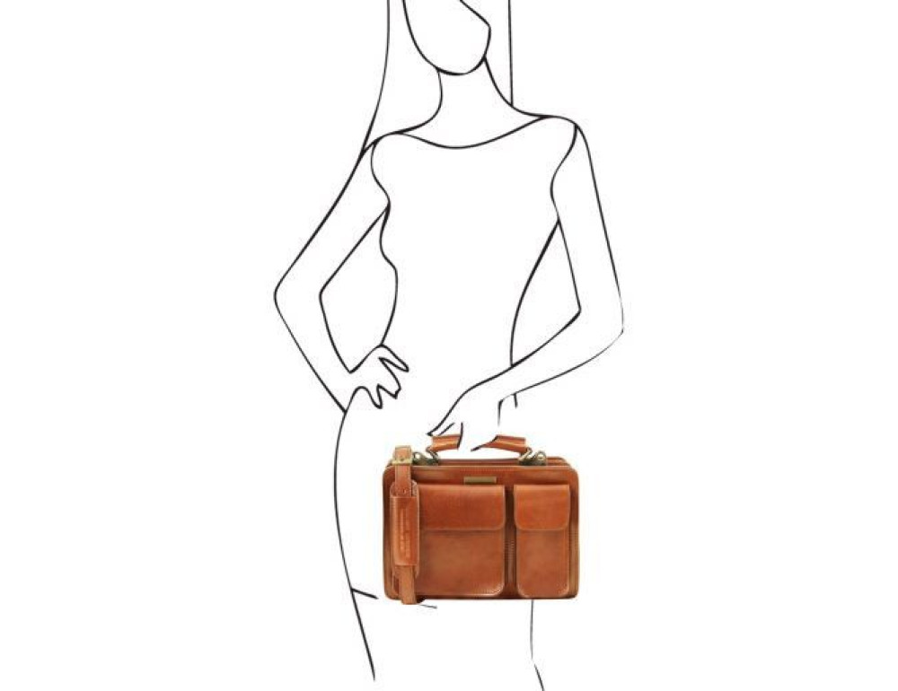 Шкіряна сумка портфель Tuscany Leather TL141270 Med - Фотографія № 2