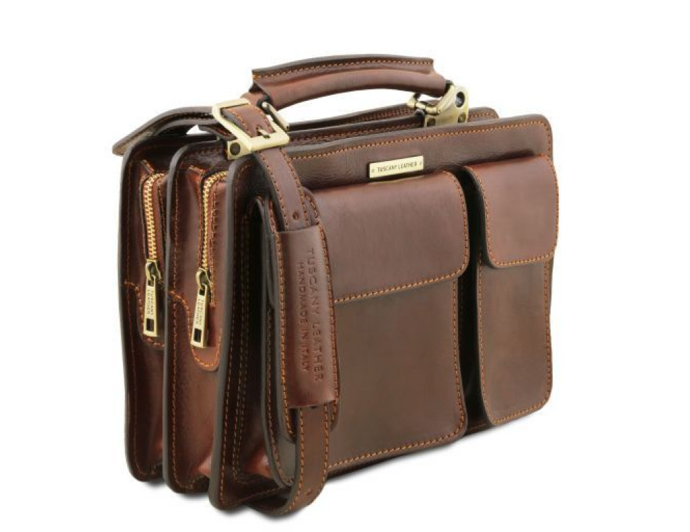 Шкіряна сумка портфель Tuscany Leather TL141270 Med - Фотографія № 3