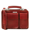 Червоний жіночий шкіряний портфель Tuscany Leather TL141270 Red
