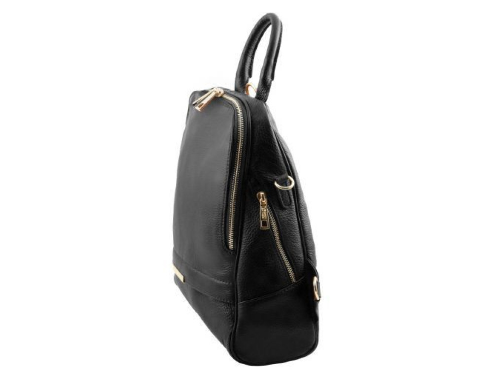 Італійський жіночий рюкзак зі шкіри TL BAG TL141376 Black - Фотографія № 2