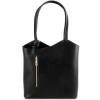 Чорна сумка з натуральної шкіри Patty Tuscany Leather TL141455 Black Чорна сумка з натуральної шкіри Patty Tuscany Leather TL141455 Black
