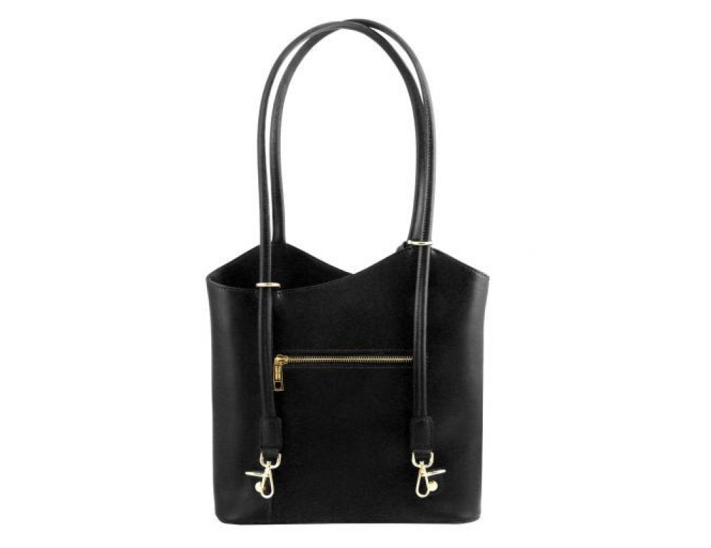 Чёрная женская сумка из натуральной кожи Patty Tuscany Leather TL141455 Black - Фото № 3