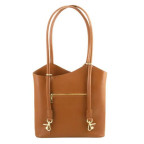 Коньячна жіноча сумка із натуральної шкіри Patty Tuscany Leather TL141455 COGNAC - Фотографія № 102