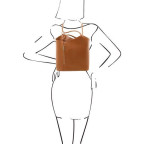 Коньячна жіноча сумка із натуральної шкіри Patty Tuscany Leather TL141455 COGNAC - Фотографія № 106