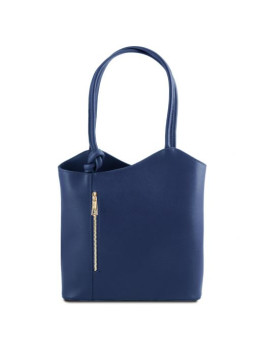 Жіноча сумка із Saffiano шкіри Patty Tuscany Leather TL141455 Dark Blue
