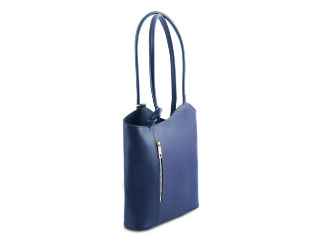 Жіноча сумка із Saffiano шкіри Patty Tuscany Leather TL141455 Dark Blue - Фотографія № 2