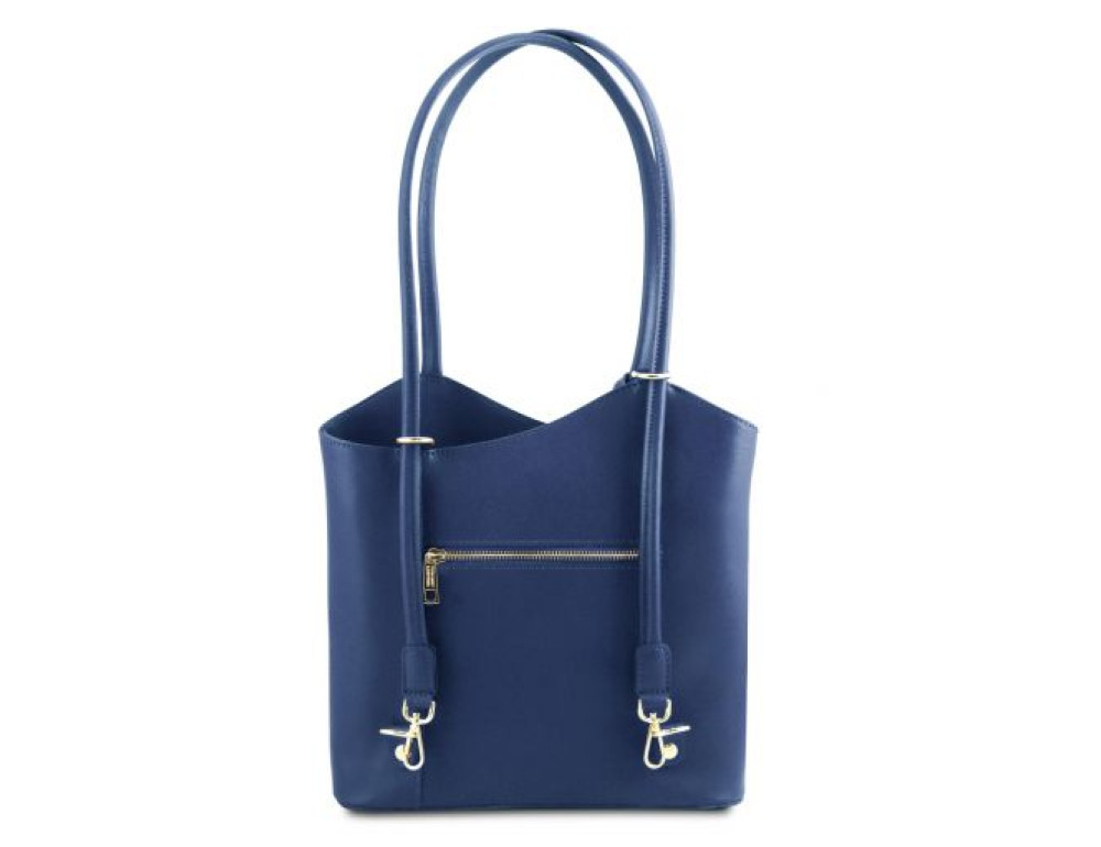 Жіноча сумка із Saffiano шкіри Patty Tuscany Leather TL141455 Dark Blue - Фотографія № 3