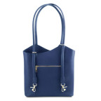 Жіноча сумка із Saffiano шкіри Patty Tuscany Leather TL141455 Dark Blue - Фотографія № 102