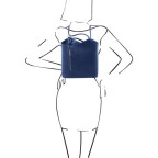 Жіноча сумка із Saffiano шкіри Patty Tuscany Leather TL141455 Dark Blue - Фотографія № 105