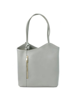 Жіноча сумка із натуральної шкіри Patty Tuscany Leather TL141455 Light Gray
