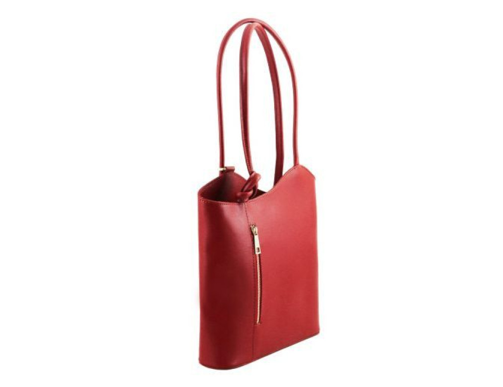 Женская сумка из Saffiano кожи Patty Tuscany Leather TL141455 Red - Фото № 2