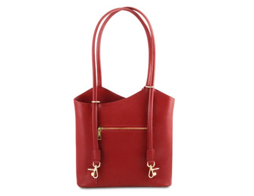 Женская сумка из Saffiano кожи Patty Tuscany Leather TL141455 Red - Фото № 3