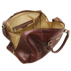 Чорна шкіряна дорожня сумка LISBONA Tuscany Leather TL141657 BLACK - Фотографія № 104