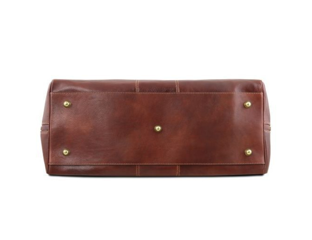 Велика шкіряна сумка дорожня LISBONA Tuscany Leather TL141657 Brown - Фотографія № 4