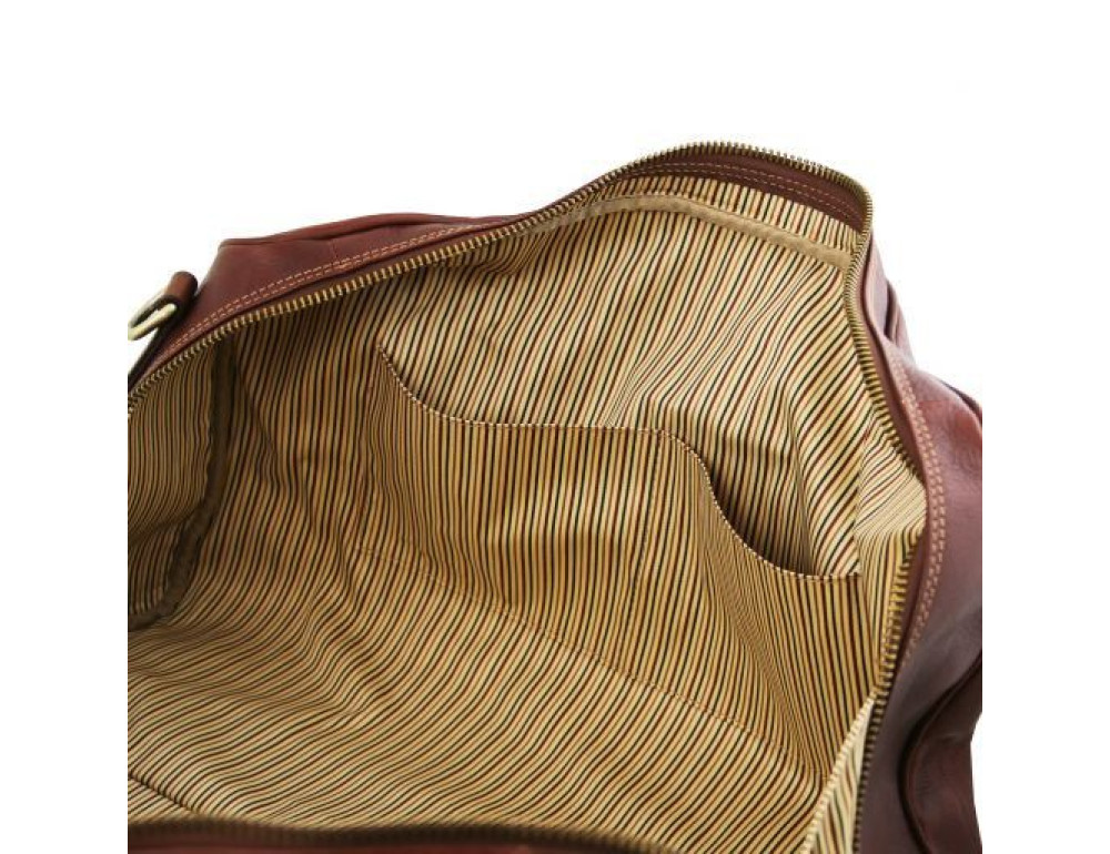 Велика шкіряна сумка дорожня LISBONA Tuscany Leather TL141657 MED - Фотографія № 6