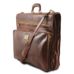 Шкіряний дорожній портплед коричневого кольору PAPEETE Tuscany Leather TL3056 Brown - Фотографія № 101