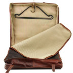 Шкіряний дорожній портплед коричневого кольору PAPEETE Tuscany Leather TL3056 Brown - Фотографія № 104