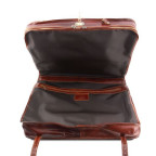 Шкіряний дорожній портплед коричневого кольору PAPEETE Tuscany Leather TL3056 Brown - Фотографія № 105
