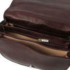 Темно-коричнева шкіряна сумочка через плече Tuscany Leather Isabella TL9031 Dark Brown - Фотографія № 104