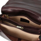 Темно-коричнева шкіряна сумочка через плече Tuscany Leather Isabella TL9031 Dark Brown - Фотографія № 105