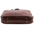 Чорна шкіряна сумка під ноутбук URBINO Tuscany Leather TL141241 Black - Фотографія № 103