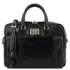 Чорна шкіряна сумка під ноутбук URBINO Tuscany Leather TL141241 Black Чорна шкіряна сумка під ноутбук URBINO Tuscany Leather TL141241 Black