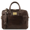 Темно-коричнева сумка під ноутбук URBINO Tuscany Leather TL141241 Dark Brown Темно-коричнева сумка під ноутбук URBINO Tuscany Leather TL141241 Dark Brown