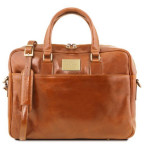 Світло-коричнева сумка під ноутбук URBINO Tuscany Leather TL141241 Med - Фотографія № 100