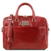 Червона чоловіча сумка під ноутбук URBINO Tuscany Leather TL141241 Red