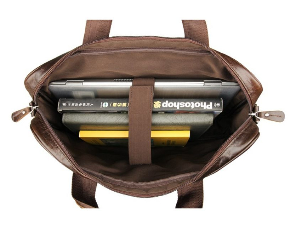Чоловік шкіряний портфель JASPER-MAINE JD7334Q - Фотографія № 6