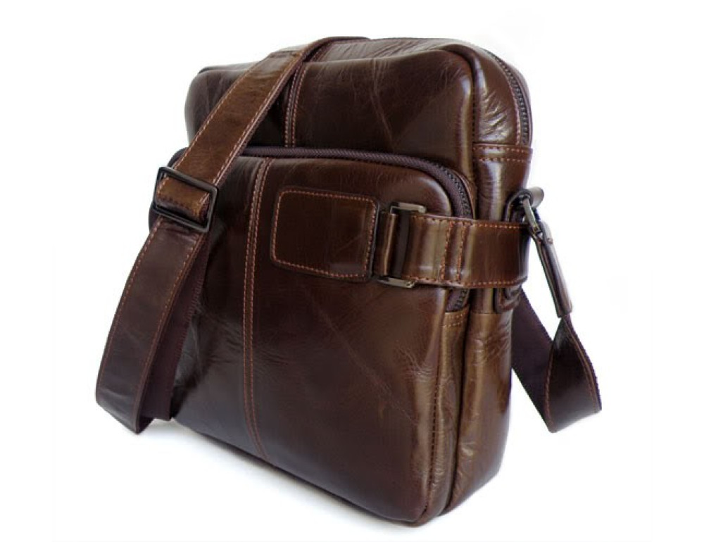 Чоловіча шкіряна сумка через плече TIDING BAG 6012 - Фотографія № 7