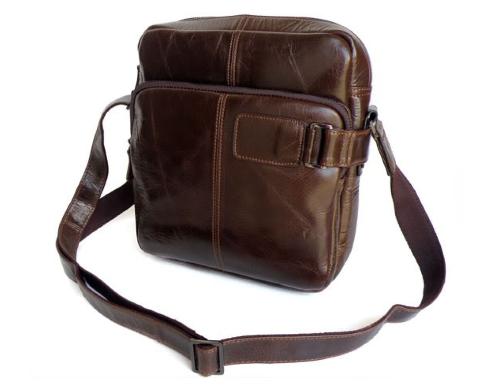 Чоловіча шкіряна сумка через плече TIDING BAG 6012 - Фотографія № 6