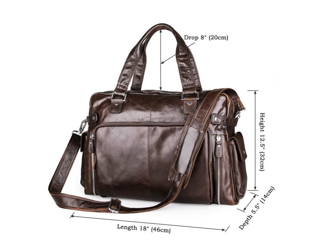 Шкіряна сумка TIDING BAG 7288Q - Фотографія № 8