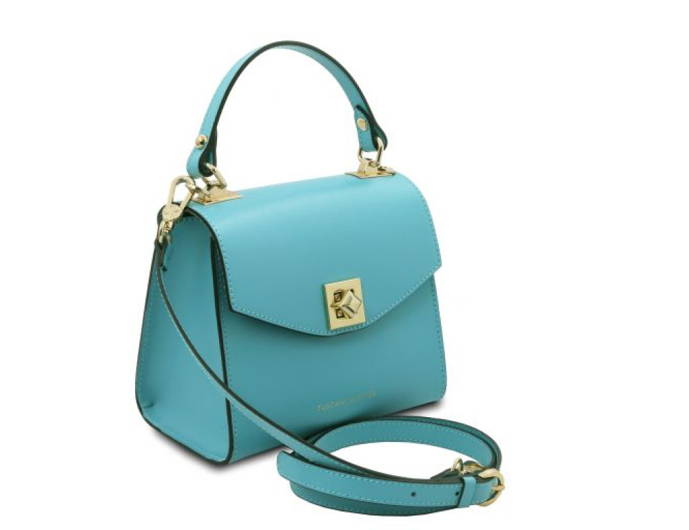 Жіноча італійська сумочка бірюзового кольору TL BAG TL142203 TURQUOISE - Фотографія № 3