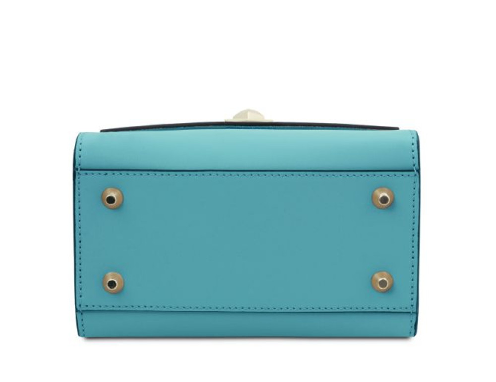 Жіноча італійська сумочка бірюзового кольору TL BAG TL142203 TURQUOISE - Фотографія № 4