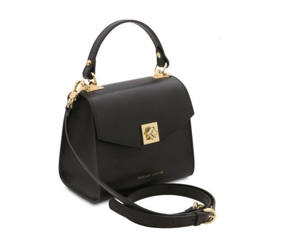 Жіноча італійська сумочка чорного кольору TL BAG TL142203 Black - Фотографія № 3