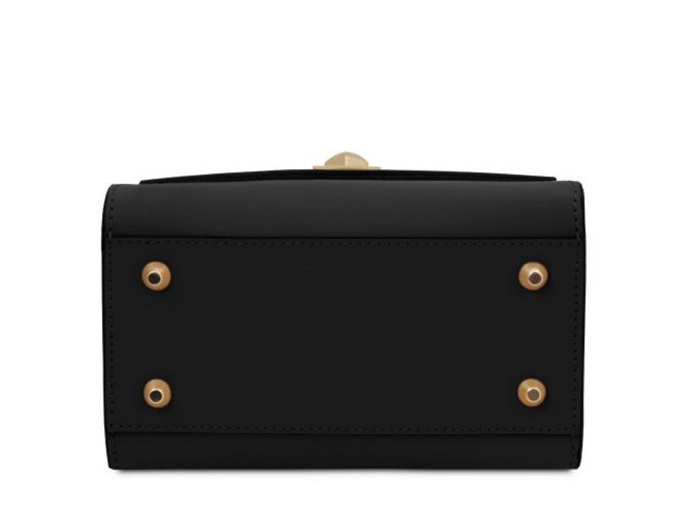 Жіноча італійська сумочка чорного кольору TL BAG TL142203 Black - Фотографія № 4