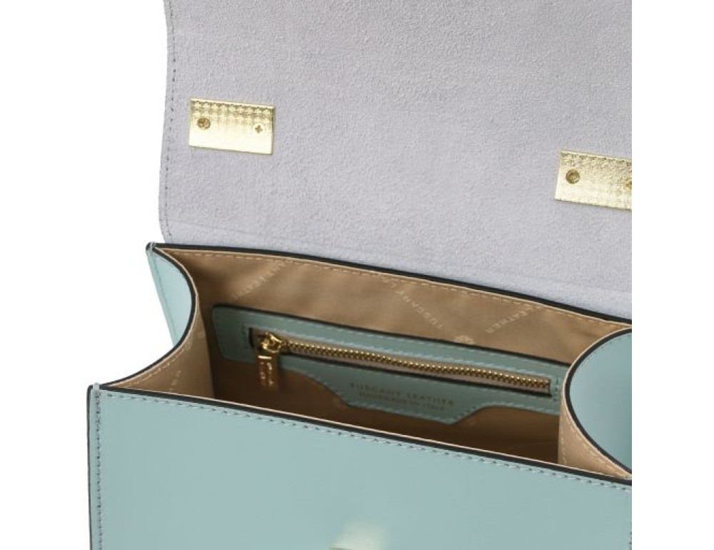 Жіноча італійська сумочка блакитного кольору TL BAG TL142203 LIGHT BLUE - Фотографія № 5
