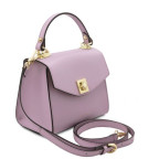 Жіноча італійська сумочка з телячої шкіри TL BAG TL142203 LILAC - Фотографія № 102